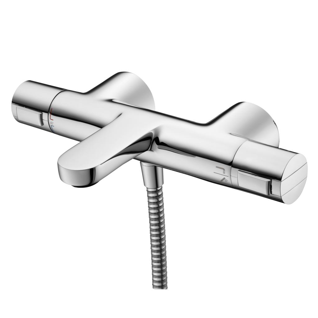 Mitigeur thermostatique bain douche mural mélange ideal standard ...