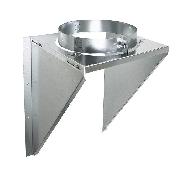 Support mural pour conduit inox galva Ø180/230 Poujoulat Conduit de