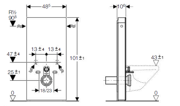 dimensions panneau monolith 101