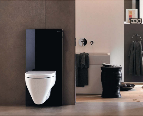 GEBERIT Panneau MONOLITH pour WC suspendu - Vert d'eau