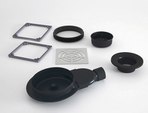 Lazer Siphon De Sol Sortie Horizontale Extraplat Pour Receveur De