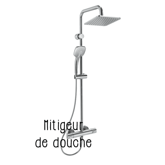 mitigeur de douche pour cabine de douche