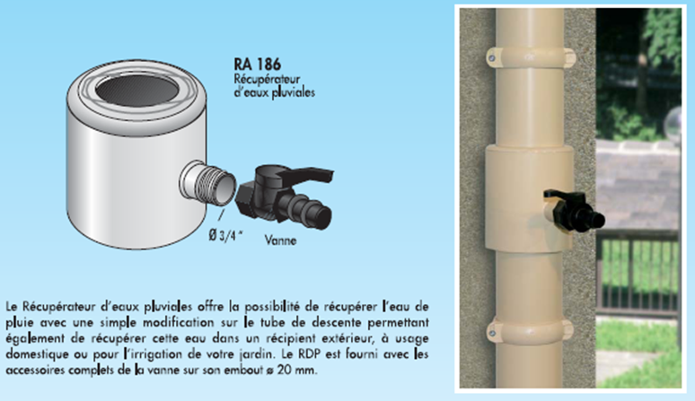 récupérateur d'eau