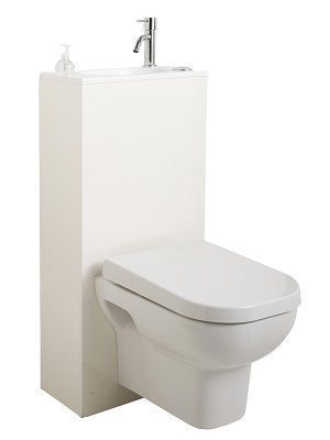 Pack wc suspendu avec lavabo Trio Siamp