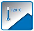 résistance jusqu'à 120°C