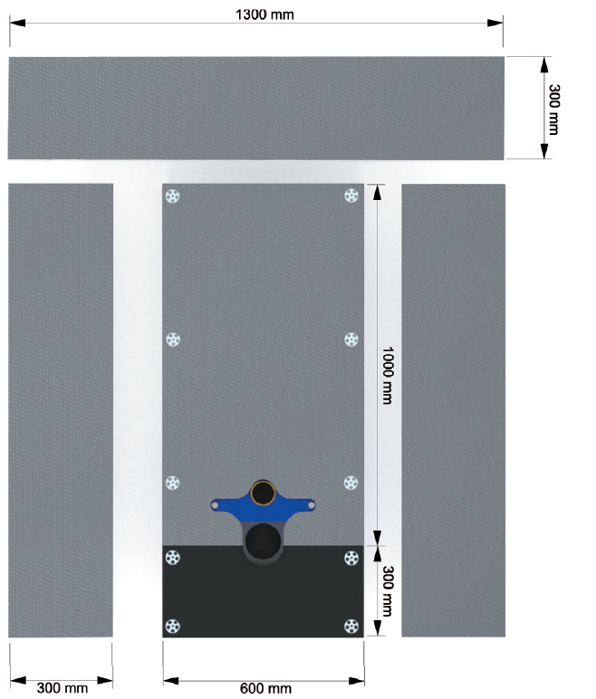 Dimensions panodur Lazer wc