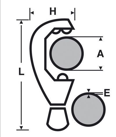 dimensions coupe-tube plastique virax