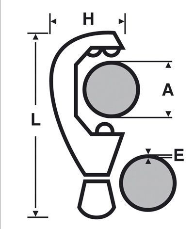 Schéma coupe-tube cuivre virax