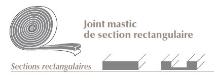 joint mastic 18 x 4 forme U
