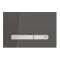 Plaque de commande Sigma 50 geberit noir chrome brillant