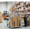 Chariot mobile porte cartons