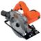 Scie circulaire filaire 1250 W Ø 190 mm - BLACK+DECKER - avec 2 lames - CS1250LA-QS