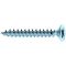 Vis MUSTAD Panelvit Tête cylindrique Pozidriv - Filetage total - Zingué Blanc - Ø5x80mm - Boite de 200 - PVACZP500800B8C