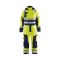 Combinaison hiver manches longues multinormes Jaune-Fluo/Marine 63681530 - Taille au choix