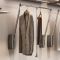 Penderie rabattable pour armoire Hang, 600 - 830, Chromé, Acier et Plastique.