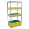 Étagère de rayonnage pour bacs PEHD 100 et 200 L - 845006006