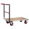Chariot flat-pack dossier fixe 1000 x 600 mm plateau médium roues CC 400 kg - 804722230
