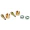 Kit de 2 raccords tétine pour tuyau 6.3m avec ecrou 3/8 gauche + 2 colliers GUILBERT- 963R