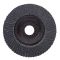 Plateau à lamelles BOSCH EXPERT FOR METAL à surface plate Ø125 - Grain 120 - 2608607356
