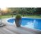 Piscine acier enterrée ovale 1.20 x 7 x 3.50 m AQUALUX - 31m3 - WM243