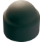 Boîte de 100 caches écrous hexagonaux noirs Ø 12mm ACTON - 8560012            