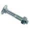 Boulon lennie tête ronde collet carré trcc - zingué blanc - ø7x40 - boite de 200 - btrcc0704002b