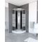 Cabine de douche simply stripe locked 1/4 de cercle Aurlane - CAB148