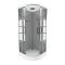 Cabine de douche 1/4 de cercle 90x90x215cm avec bande depolie - silvery stripe round Aurlane - CAB171