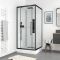 Cabine de douche carrée - 90x90x217cm - factory 2 square Aurlane - CAB247