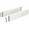 Set hettich arcitech topside pour tiroir 218/94 ou 250/126 mm - l.500 mm - blanc - 9122959