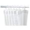 Rideau de douche 1.20x2.00 m PVC Blanc DELABIE - 1382