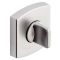 Paire de rosaces 6425 Muze BEZAULT - Chrome velours -  Bec de cane - 866183