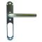 Ensemble sur plaque 1 coude balsac sur rosace ressort 38/50 blindomax inox 304 - 940