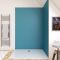 Panneau mural de douche bleu en aluminium - 120 x 210 cm - wall'it bleu 120 Aurlane - FAC330