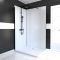 Pack panneaux muraux blanc en aluminium avec profilé d'angle et de finition noir mat - 90 x 120cm - wall'it blanc 90x120 Aurlane - FAC380