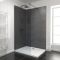 Pack panneaux muraux ardoise noir en composite - profilé d'angle et finition anodisé brillant - 90x120cm - stone'it slate 90x120 Aurlane - FAC384