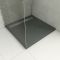 Receveur extra plat a poser - a caniveau - acrylique renforce gris effet pierre - anti-derapant Aurlane - FAC390