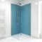 Pack panneaux muraux bleu en aluminium avec profilé d'angle et de finition anodise brillant - 90 x 90cm - wall'it blue 90x90 Aurlane - FAC405