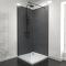 Pack panneaux muraux ardoise noir en composite avec profilé d'angle et de finition noir mat- 90 x 90cm - stone'it slate 90x90 Aurlane - FAC406