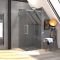Porte de douche carree - rolling chromed square 90x90 Aurlane - FAC617