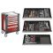 Composition Poids lourd + Servante Rouge FACOM 7 tiroirs 3 modules - JET.7M3PLPF