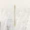 Barre de fixation plafond recoupable finition or brosse pour paroi de douche freedom 2 gold Aurlane - FAC918