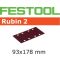Abrasifs FESTOOL STF 93X178/8 P40 RU2 - Boite de 50 - 499185