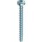 Boite de 100 vis multi monti 6x40 mm heco schrauben - tête ronde -t30 - zingué argent - ø tête 11.2 - 48483