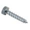 Tirefond lennie - zingué blanc - ø7x30 - boite de 200 - tir0703002b
