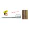 Boîte 100 vis top roc bois ing fixations - 6x120 mm - fil.22 mm + chevilles - a430030