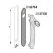 Platine pour solo et senzo la croisee ds gris - ds6764-007