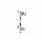  Paumelle à clamer alu 5500AI FAPIM pour porte lourde - Noir 9005 - 5520A_37
