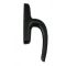 Crémone simple fourche Nefer midi FAPIM - noir 9005 - 0757BI-37