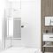 Paroi de douche 90x200cm miroir - profilé + barre plafond finition chrome - freedom 2 mirror Aurlane - PACF378